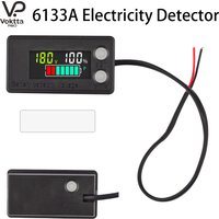 6133ALCD Voltage Electricity Meter 2 wire 8V-100V Digital Voltmeter Battery Capacity Voltage Indicator Battery Indicator