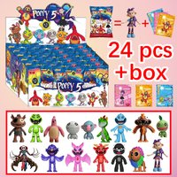 2-24pcs Bobi Game 5 Series Blind Box Toy Horror Smile Animal Handmade PVC Model Ornament Birthday Gift Peripheral Blind Box