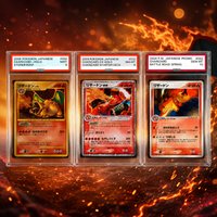 DIY PTCG Rating Card Collection Card CHARIZARD Flash Card Game Trading Card High Quality Replica Card Japanese Labels Card Gift