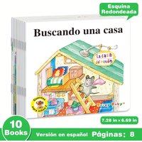 1 Set of 10 Spanish Children's Storybooks Baby Enlightenment Early Learning Books Children's Simple Readers Learning Gifts