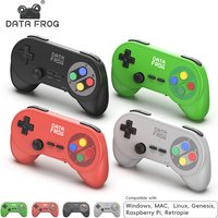 Data Frog PC07 Retro Kabelloser Gamepad mit Doppelempfänger, Klassischer Controller für PC DInput, Android, Arcade-Emulatoren