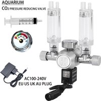Fish Tank CO2 Pressure Reducing Valve Bubble Gauge Aquarium Gas Cylinder Pressure Control CO2 Regulator Pressure Reducing Valve