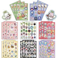 8PCS creative hot selling cat party stickers DIY notebook account stickers DIY stickers