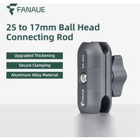 FANAUE Motorcycle Phone Holder 17 to 25mm Ball Head Connecting Rod Aluminum Alloy Camera Expansion Accessories