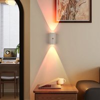 1/4-Pack Smart Cat Eye Dual Head Wall Light, Motion Sensor with Auto On/Off, 16 RGB Colors, 3M Range for Bedroom Hallway Stairs