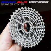 GOLDIX Ultralekka kaseta szosowa 11S/12 prędkości Wolnobieg rowerowy 28T/32T/34T36T CNC Wydrążone koło zamachowe System HyperGlide