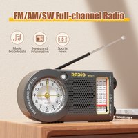 Versatile Clock Radio with AM/FM/SW Reception. Features Rich Sound Quality a Portable, User-Friendly Design for Daily Use.black