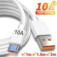 USB To Micro USB Cable Quick Charge 10A Charge Cord Universal for Samsung MP3 Android Phone Micro Usb Port 1M/1.5M/2M Data Line