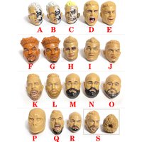 7-Inch Action Figure Accessories AEW Wrestler Movable 6-inch 7-inch Doll Parts DIY Head Sculpture Collectible Toy Parts