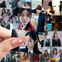 63 Pcs/Set Friendly Rivalry Sticker Set Lee Hyeri & Chung Subin Waterproof Decals for Phone, Laptop