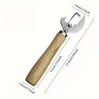 Wooden Can Opener, Can Knife, Tin Can Multi-purpose Can Opener, Can Knife, Beer Bottle Opener Kitchen Gadgets Can Opener