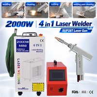 Spawarka laserowa 2000W SUP28T 4 w 1: spawanie, czyszczenie, cięcie, lutowanie. Spawarka laserowa do metalu. Spawarka laserowa światłowodowa 1500W.