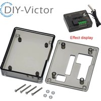 W1209 DC12V cool temp thermostat temperature control switch temperature controller Acrylic case transparentBox