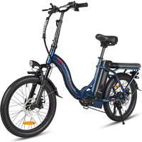 AliExpress EMOKO SAMEBIKE CY20 Adult Folding Electric Bike 350W Motor, 36V 12AH Removable Lithium Battery, Max Speed 32KM/H Mountain Electric Bicycle ,Dual Suspension System, 20Inch Tires All-Terrain E-bike For City