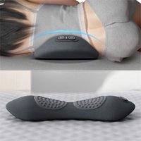 3-in-1 Back Massager with Relief Bed Sleeping Shiatsu Deep Tissue Portable Shoulder Lower Back Pain Relief Waist Massager