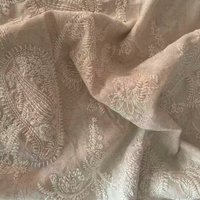 L100XW140CM Linen Cotton Jacquard Embroidered Fabric Paisley Pattern Textured Heavyweight for Autumn Winter Designer DIY Sewing