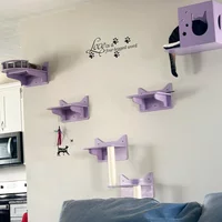 Wall-mounted cat house, cat bed, cat scratching post, cat indoor furniture suitable for kittens to rest and sharpen their claws