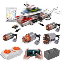 Motorized Motor for LEGO Icons Ghostbusters ECTO-1 10274 - Does not Include Toy Model,MOC Motor System only (10274-Motorized)