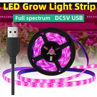5V USB Led Plant Growing Light Full Spectrum Hydroponic Grow Lamps Indoor Plants Greenhouse Flowers Seeds Phyto Lamp Strip