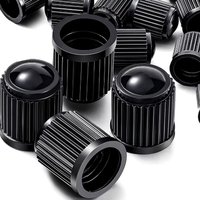Yitong 50/100/200PCS Valve Caps Universal Tire Valve Caps Durable Pe Material Black Airtight Dustproof Automotive Valve Dust Cap