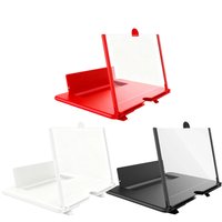 Mobile Phone Screen Magnifier Foldable 3D HD Magnifying Projector Screen Magnifier Pull-out Lazy Phone Stand for Video Watching