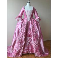 Frauen Rokoko Marie Antoinette Kleid Kleid französisch royal queen kleid 18th Century Kleid Renaissance Appliques hochzeit kleid