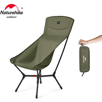Naturehike YL01 High Back Folding Chair Camping Chair Ultalight Portable Relax Chairs Outdoor Fishing 150KG Load Moon Chairs