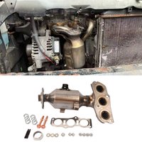 Car Catalytic Converter Kit For Citroen C1 Peugeot 107 Toyota Aygo 1.0 12V EURO 3 0342.K0,0342.K3,0342.K8,0342.L5 Engine Parts