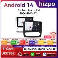 9" Hizpo 2Din Android Car Radio dla Ford Focus 2 Mk2 2004 - 2011 Nawigacja GPS BT 4G RDS DSP SWC CarPlay UI7862 Headunit