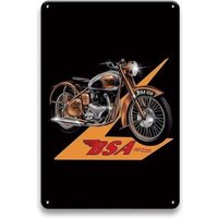 Motorcycle Metal Tin Sign Classic Garage Man Cave Art Decor Vintage Style