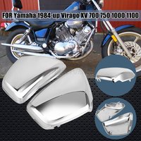 Couvercle de carénage de batterie côté droit, magasins de motos chromés, Yamaha XV700 750 1000 1100 Virago 1984-Up, accessoires de moto