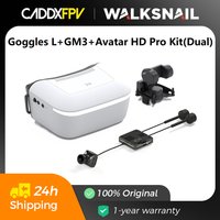 Caddx Walksnail Avatar HD Goggles L with GM3/GM3 V2 and Walksnail Avatar HD Pro Kit (Dual Antennas Version) For RC Cars FPV