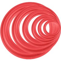 1 Pair Red Speaker Foam Surround Speaker Foam Surround Speaker Repair Kits Anti-aging Subwoofer Woofer Rings Replacement