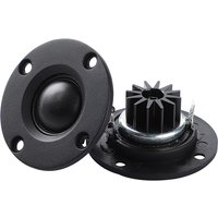 2Pcs/lot 52MM 6 Ohm 30W Dome Silk Film Tweeter Speakers ABS Titanium Treble Audio Portable Loudspeaker Aluminum Radiator