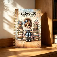 Five Year Journal 2026 2030 Spiral Bound Planner for Goal Setting Men Women Notebook