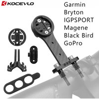 AliExpress KOCEVLO 3K Carbon Bicycle Computer Mount Bike Stem Extender Handlebar Torch Holder Cycling Camera