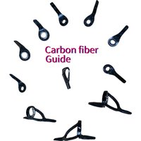 Handmade AGS Carbon Guide For Fishing Rod Baitcasting Spinning Rod Guide DIY Fishing Rod Accessories Part Carbon Fiber Guide