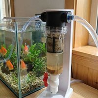 1/2 3/4 Female Thread Aquarium Feces Separator Precision Filtration Efficient Separation Fish Waste Collector Self-Cleaning