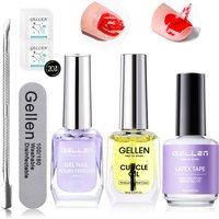 GELLEN Professional Nail Gel Remover Kit Fast Removal No Foil Cuticle Oil Liquid Latex UV Gel Polish Remover Manicure Tools
