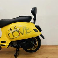 Rear Passenger Seat Backrest For Vespa GTS 300 Sprint 150 Primavera Cushion Back Rest Pad rear frame Motorcycle Accessories
