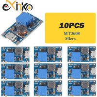 5/10pcs MT3608 Adjustable Step Up Module Voltage Regulator Micro USB Type-c 2V-24V to 5V-28V 2A Step-Up DC-DC Boost Converter