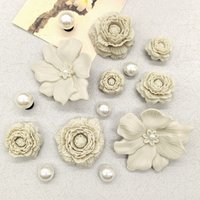 14PCS Sculpted Flower PVC Shoe Charm DIY Decorations 3D Rose Flower Clogs Shoe Buckles Accessories Bling Shoe Clips Ornaments