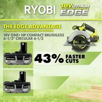 Power Battery RYOBI ONE+ 18V 6.0/8.0Ah Rechargeable Lithium Battery High Capacity Long Runtime for All ONE+ Cordless Power Tools