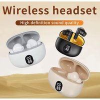 895B-TWS Wireless Headphones LED Power Earphones Digital Display Headset Stereo Sound Seamless Entertainment & Office Use