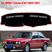 Dashboard Cover Protective Pad for BMW 3 Series E30 1984-1990 1991 Car Dash Board Sunshade Anti-UV Carpet Mat Accessories