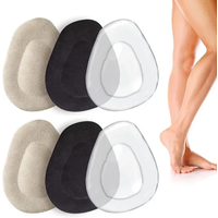 Water Drops Soft Forefoot Pads Anti-slip Silicone Gel Inserts for High Heels Half Insoles Pain Relief Thickened PU Pad