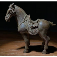 Chinese Old Bronze Copper Statue Hand Carved Horse,Antique handicraft ornaments
