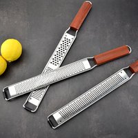 Lemon Zester Grater Stainless Steel Butter Grater Heavy Duty Kitchen Tool for Cheese,Ginger,Garlic,Chocolate,Vegetables Fruits