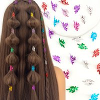 40Pcs Vine Leaf Shaped Alloy Hair Braids Rings Vintage Hair Pins For Dreadlock Women Girls Hair Accessories Loc for Braidsa