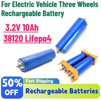 High Magnification 3.2V 10Ah 38120 Lifepo4 Battery Number of Cycles 2000 for Electric Vehicle Three Wheels Rechargeable Battery